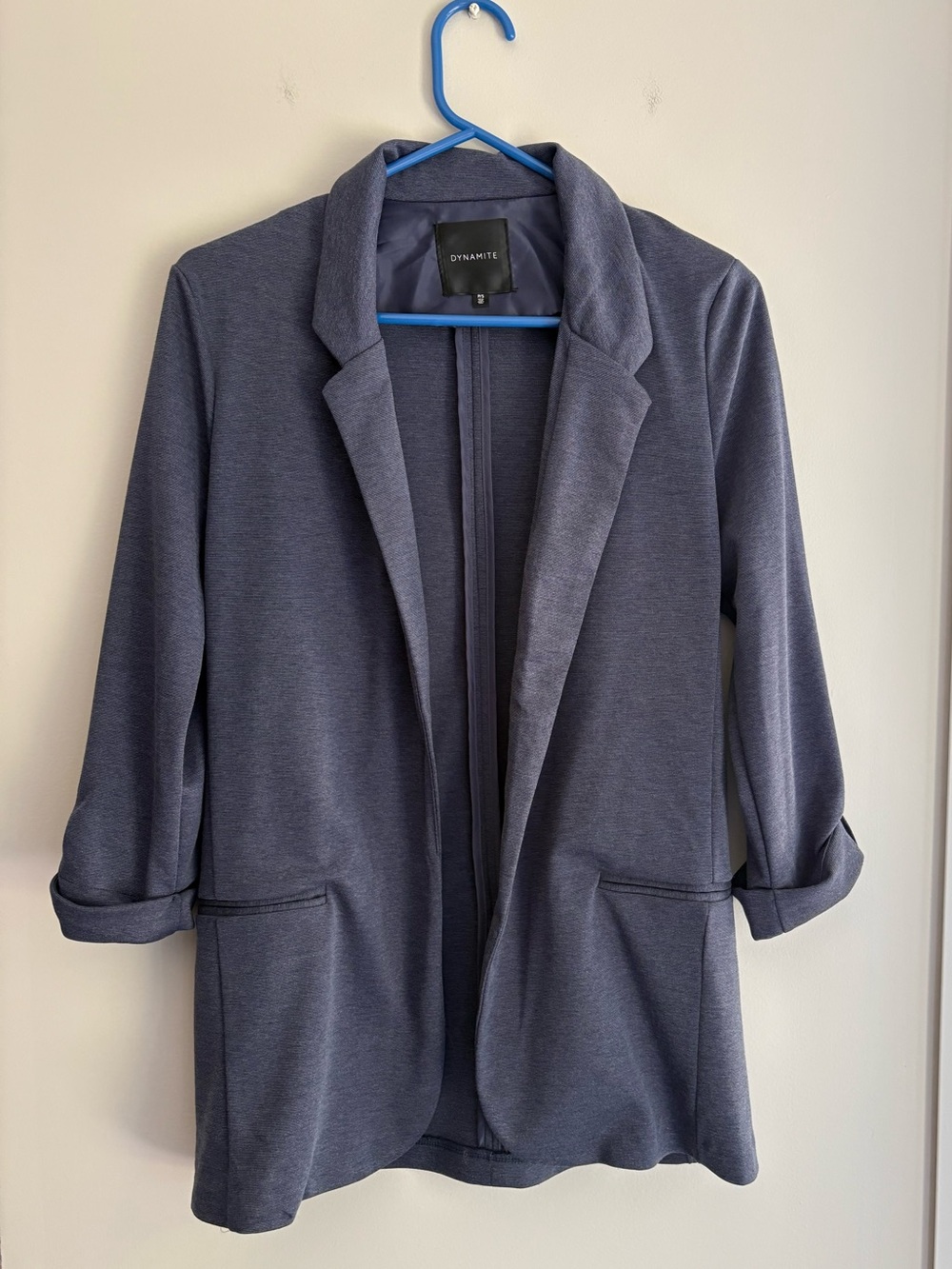 Dynamite Women's Slate Blue/Grey Blazer